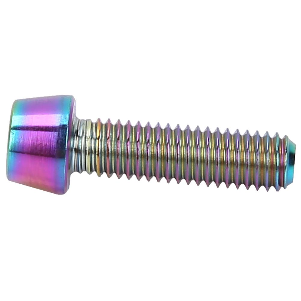 4ks M5*18mm Šrouby z titanové slitiny pro jízdní kolo se zápustnou hlavou Šrouby pro upevnění představce horského kola