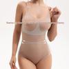 Women's Full Body Shapewear: Tummy Control, Open Crotch, Butt Lifting Bodysuit with Straps