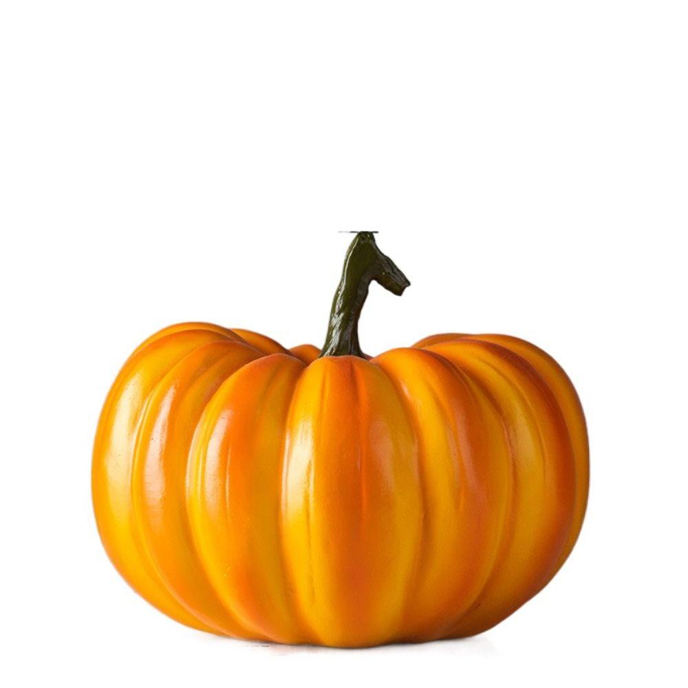 Realistic Simulation Pumpkin Resin Artificial Pumpkins DIY   Halloween Decoration
