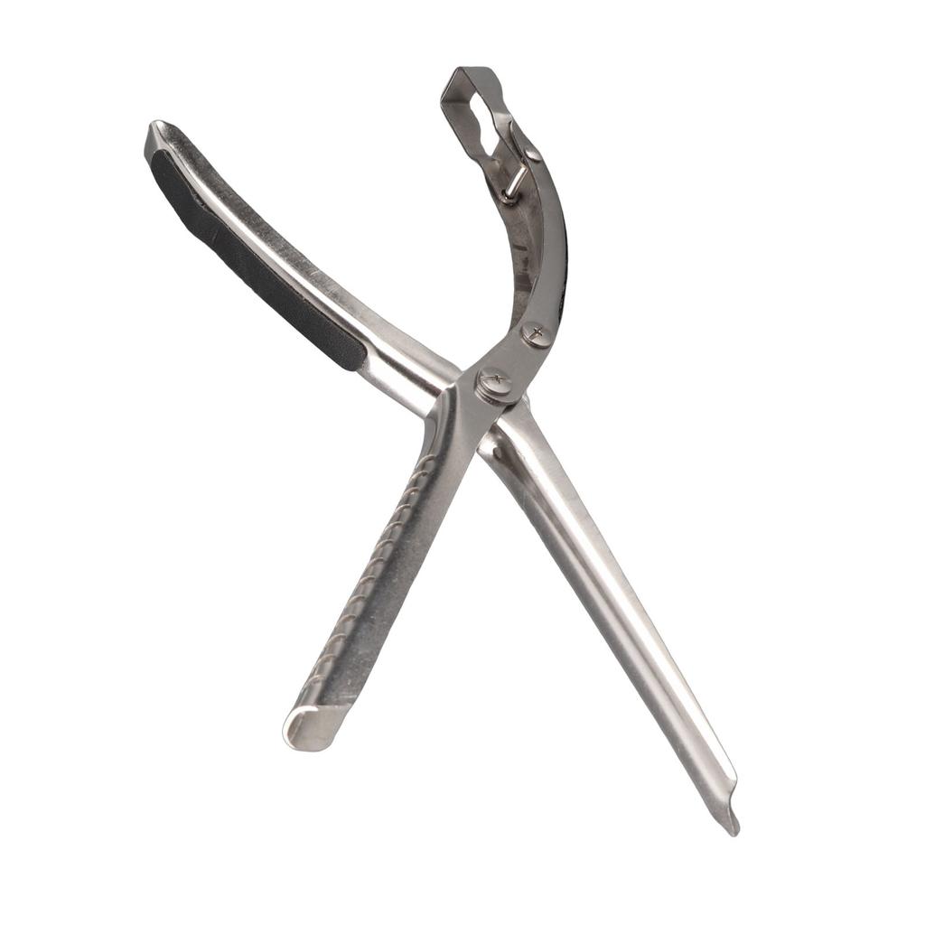 Rib Prep Tool, Stainless Steel Rib Membrane Remover Tool with Arc Clamp Non Slip Grip for Kitchen Gadget BBQ Preparation