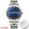 CHENXI New Stylish Men's Quartz Watch Casual Business Calendar Large Dial Stainless Steel Men's Quartz Watch Water-Resistant