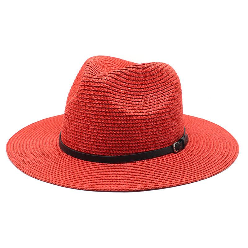 Summer Foldable Wide Brim Straw Hat For Men And Women With Sun Protection And Breathable Design For Beach And Outdoor Activities
