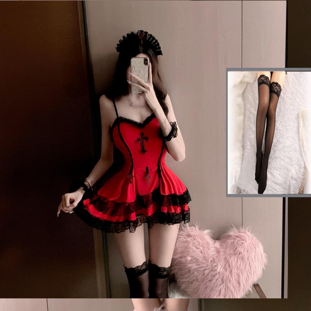 Christmas lingerie pure desire princess dress hot maid cosplay