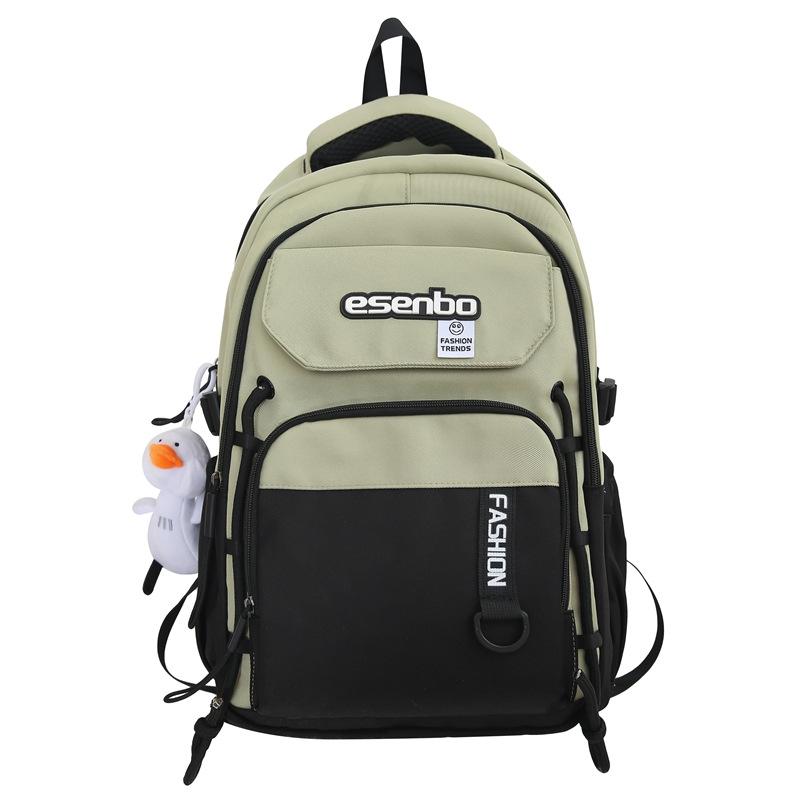 

Рюкзак Letter Block Color Шкільний портфель молодших школярів для хлопчиків і дівчаток чорний