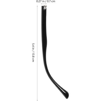 CLISPEED 1 Paio Aste Metalliche di Ricambio per Occhiali Braccetti Universali per Occhiali Gambe di Ricambio Kit di Riparazione Occhiali Aste DIY per Occhiali da Sole 7mm