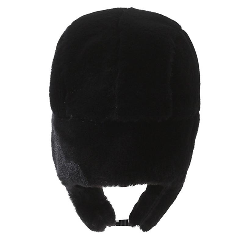 Thickened Plush Lei Feng-style Earmuff Hat  (2 Wearing Styles) - Windproof, Cold-Resistant, Ideal for Winter Outdoor Cycling.