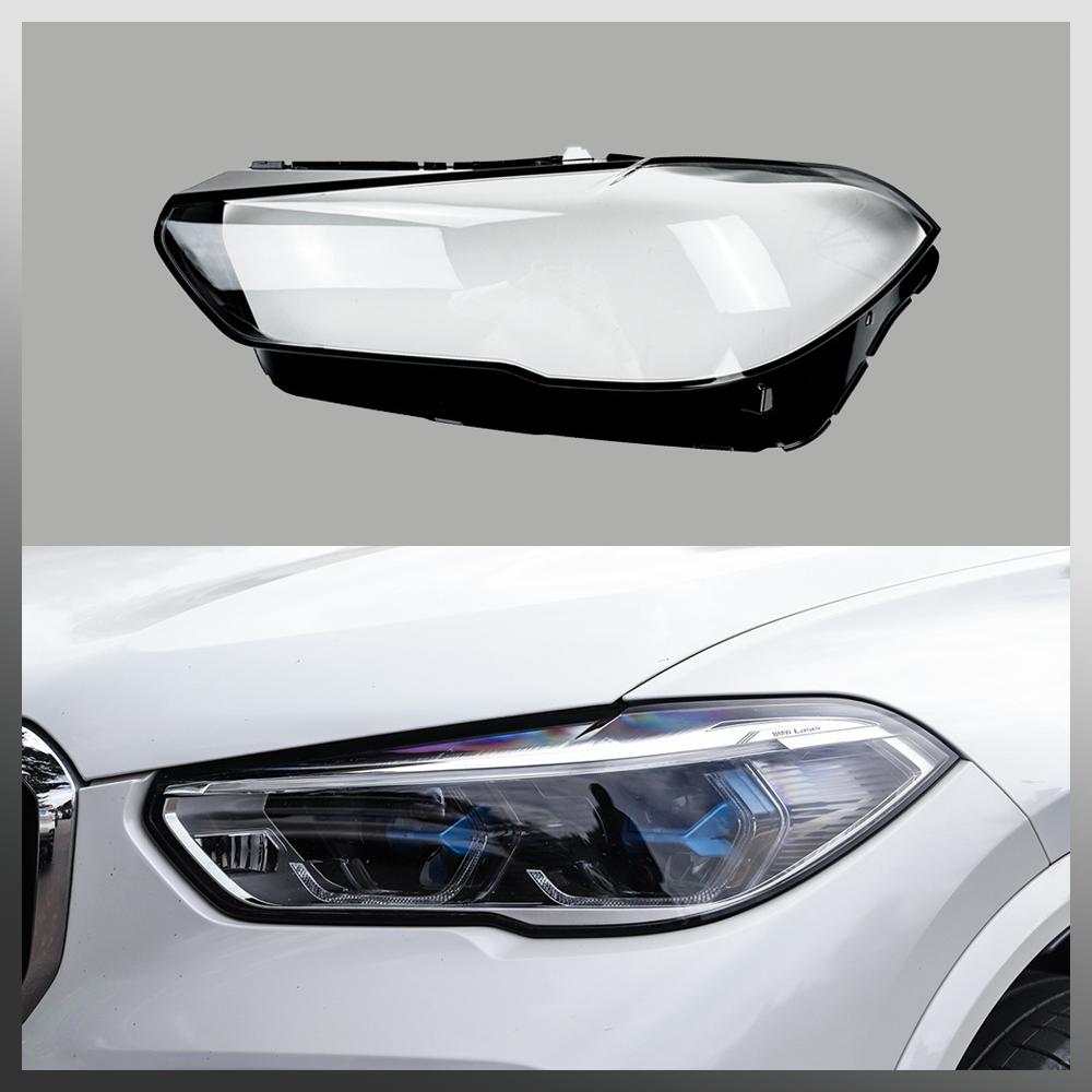 Headlight Lens Shell For BMW X5 X6 X5M X6M G05 G06 F95 2019 2020 2021 2022 Transparent Headlamp Cover Plexiglass Lampshade