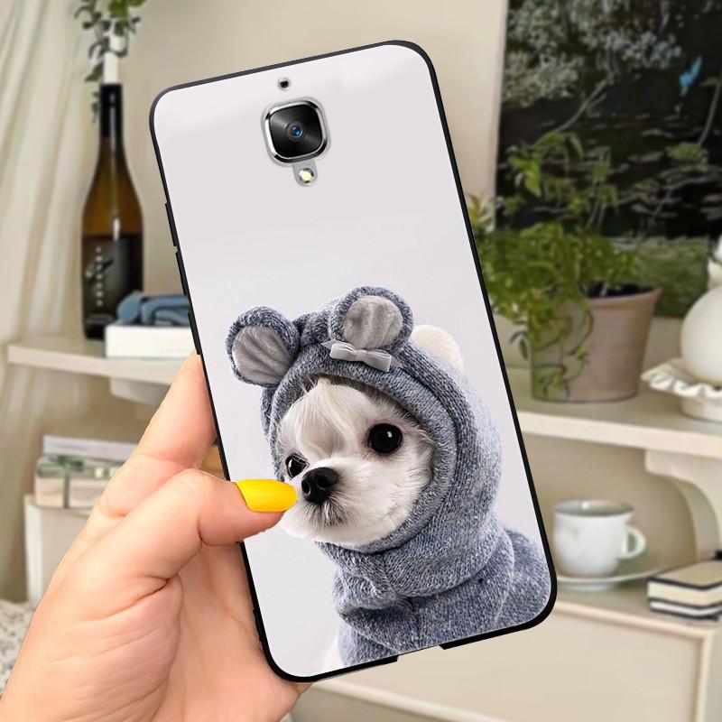 Case For OnePlus 3 3T Cover Black Soft TPU Silicone Back Cover For One plus 3T 3 T Phone Cases for OnePlus3T 1+ 3 1+3T Coques