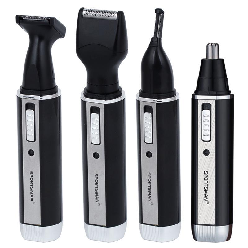 

Men s Multifunctional Grooming Kit: Nose, Sideburns, Eyebrows Trimmer & Facial Cleansing Tool. US 110V Plug (Not for Domestic Use)