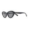 Gucci Side Logo Cat Eye Sunglasses Women sunglasses Black GG1170S001