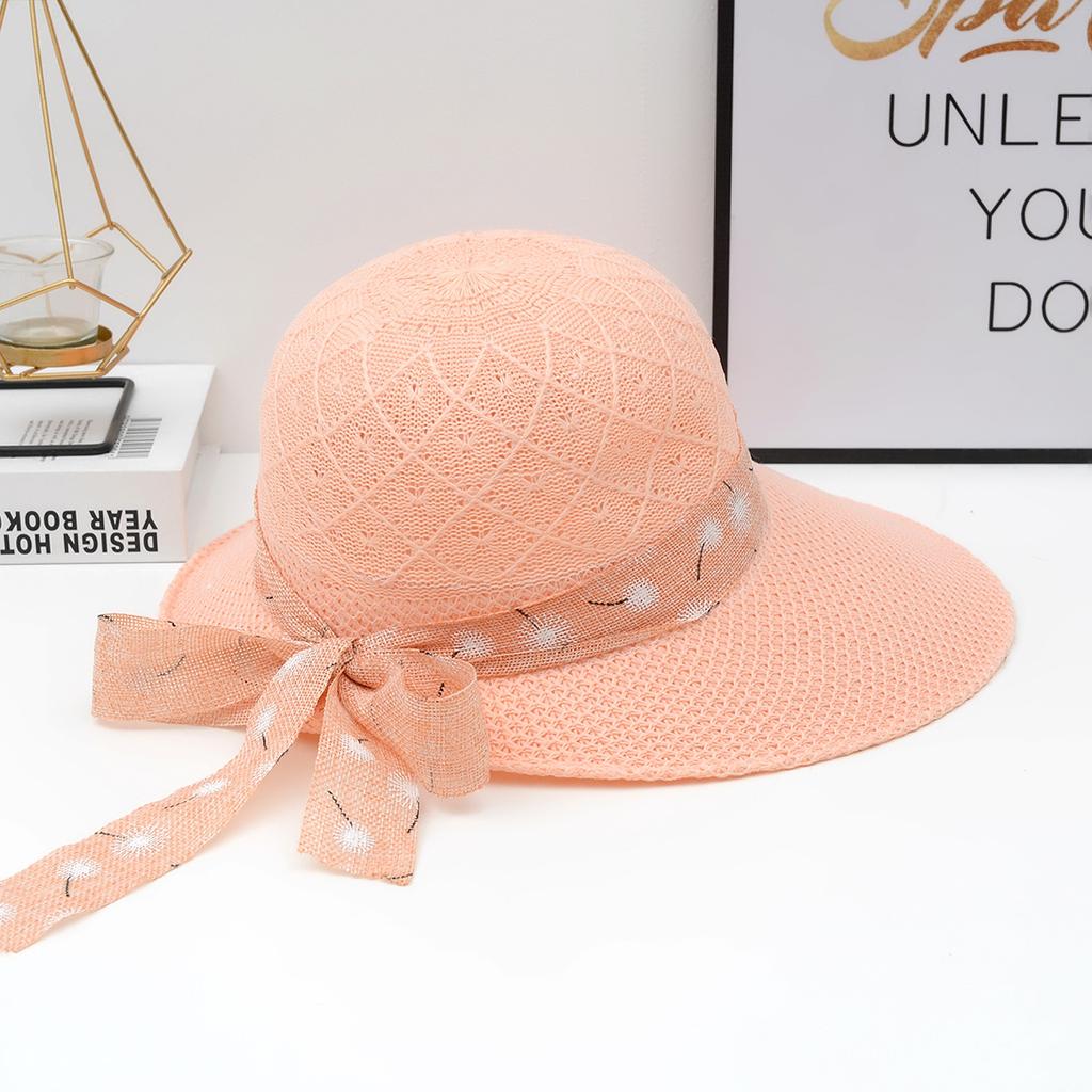 Summer Big Brim Sun Protection Sun Hat Beach Hat Women's Seaside Summer UV Protection Duck Tongue Straw Sun Hat