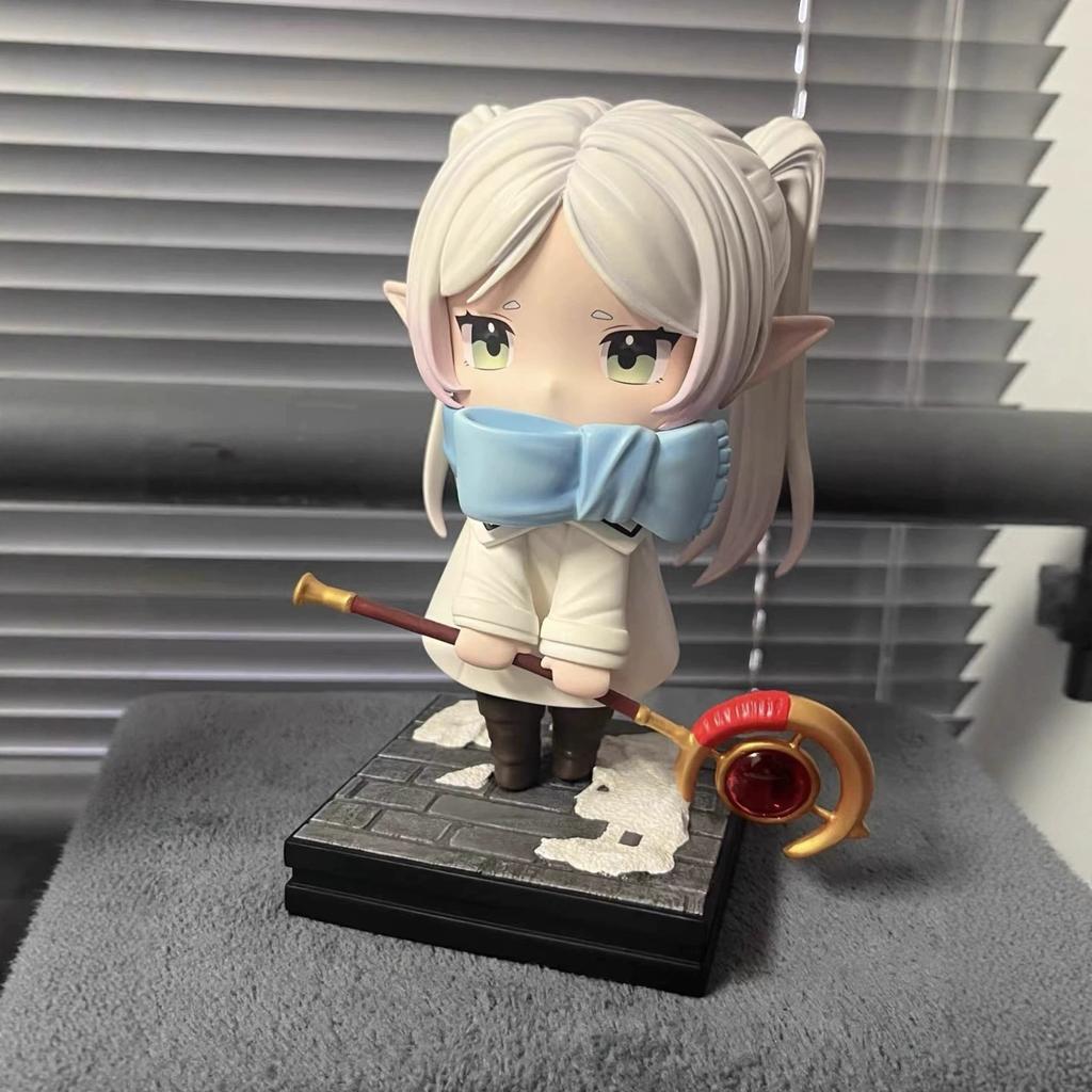 Q-Style Anime Frieren: Beyond Journey'S End Animation Peripheral Model Figure Funeral Lillian Kawaii Desk Decor Toy Gifts