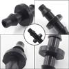 100 Pezzi Raccordi per Irrigazione a Goccia Raccordo Dritto Connettore a Barbato per Tubo da 4/7mm Sistema di Irrigazione a Goccia