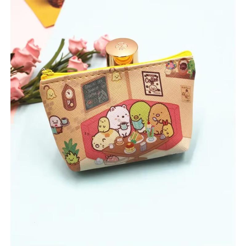 Kids Cute Creative PU Coin Purse Earphones Key Storage Bag Children's Coin Pouch Mini Wallet Cute Purse Cute Wallet