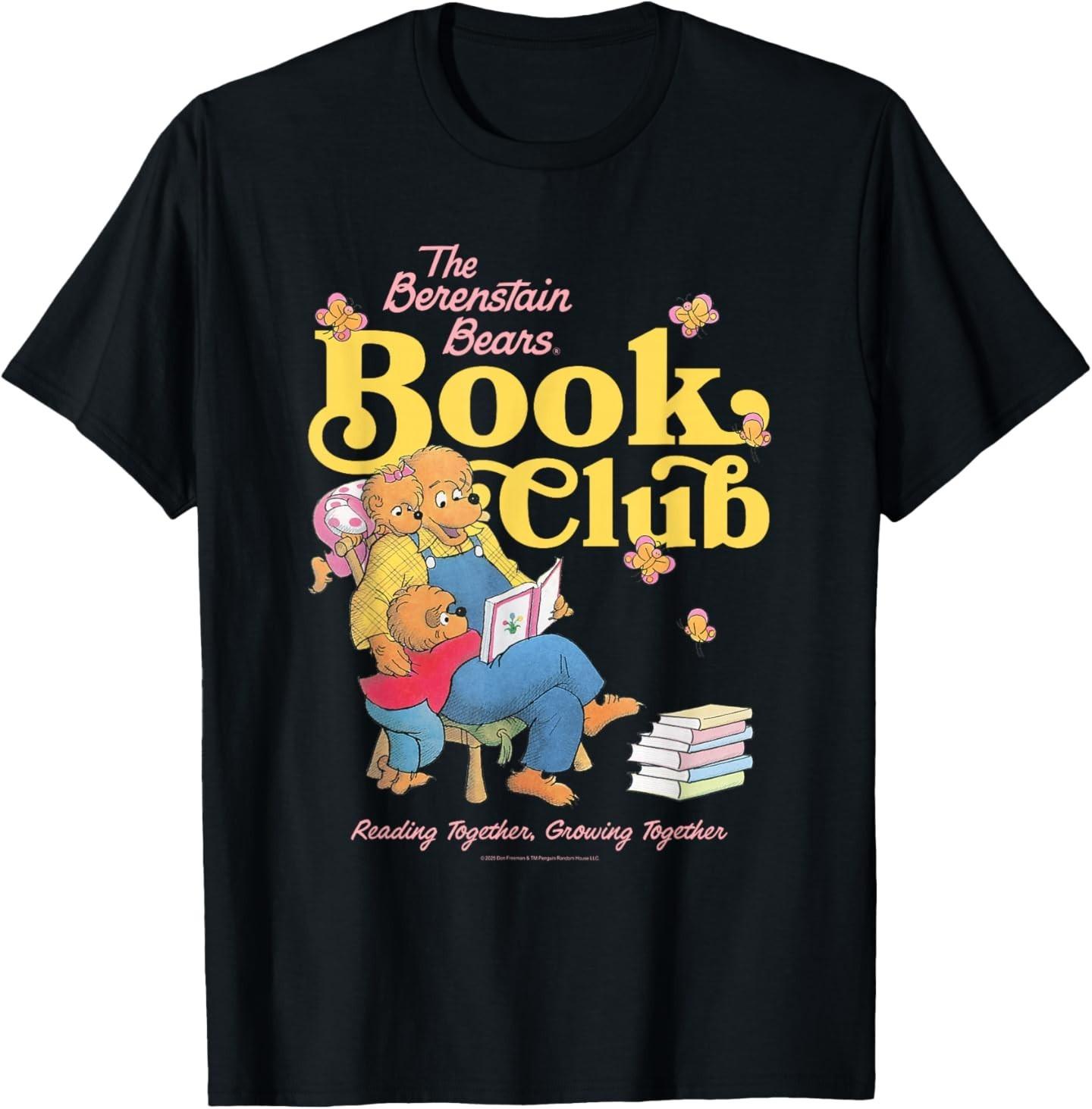 The Berenstain Bears Book Club Reading Together Vintage T-Shirt S разноцветный