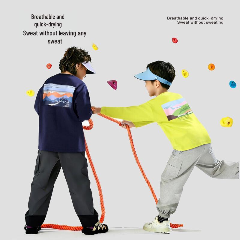 Zuoxi Boy's 10A Cool-Touch Long Sleeve T-shirt