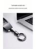 Men's Metal Car Keychain Pendant: Sleek Anti-Lost Waist-Hanging Key Ring