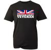 British Army Veteran T-Shirt, Remembrance Day UK Flag Miltary Soldier Unisex Tee