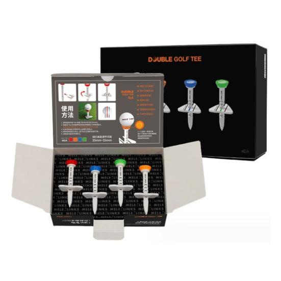 4 bucăți tricouri de golf cu cap mare premium îmbunătățit, durabilitate ridicată, indepartabile, reglabile pe înălțime, accesorii portabile pentru tricouri de golf