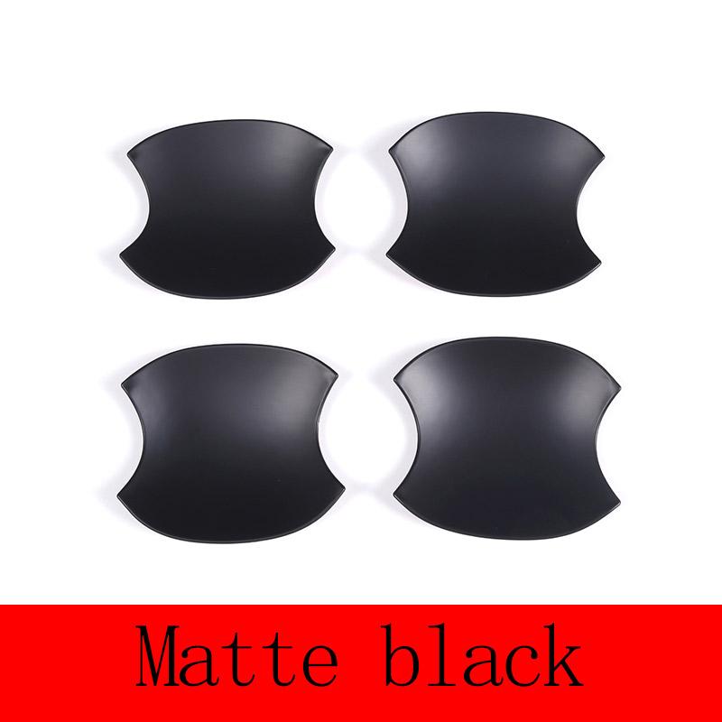 For Toyota Tundra 2022 2023 ABS Carbon fibre Car Outer Door Handle Bowl Cover Trim Protector Frame Sticker Exterior