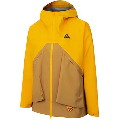 Anta Outdoor Sports Hard Shell Windproof Comfortable Jacket Unisex Jacket Beeswax-Yellow Shadow-Brown 962437602-3