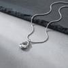Fashion Exquisite Hollow Irregular Water Drop Pendant Stainless Steel Necklace for Women Luxury Waterproof Jewelry Party Daily