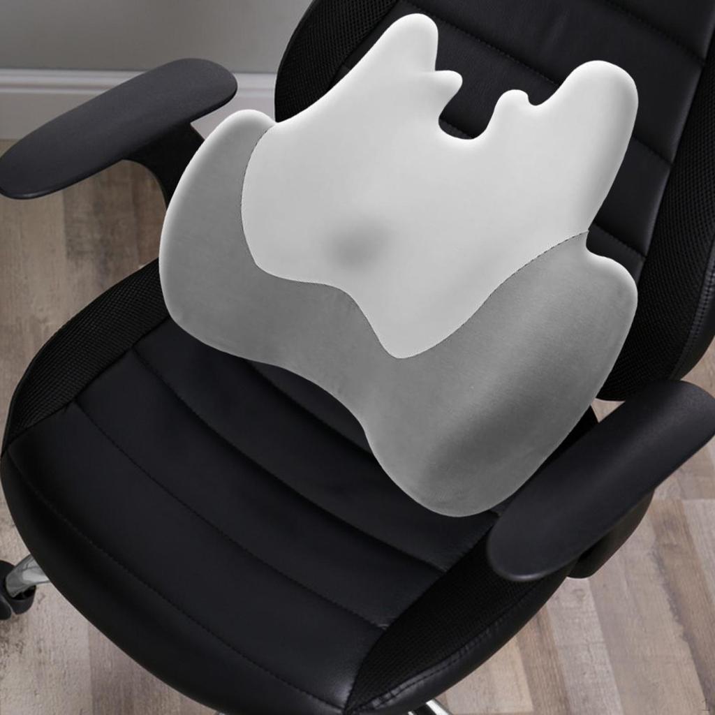 Lumbar Support Pillow Back Breathable Backrest Waist Cushion for Gaming Chair, recliner