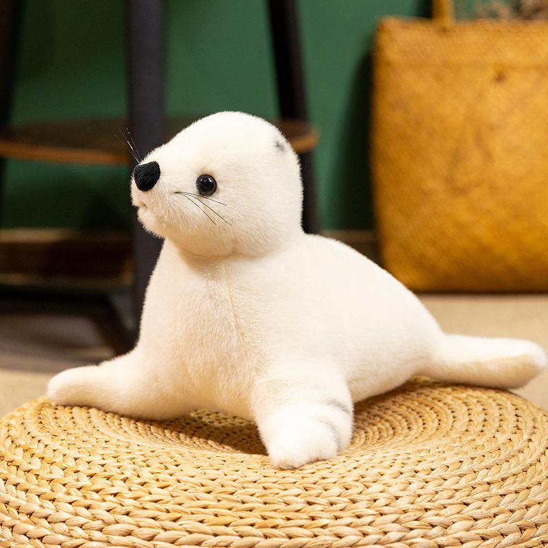 

Cute Sea Lion Plush Toy - Children s Birthday Gift & Aquarium Souvenir Seal Doll 22 cm кольору моря/левиний