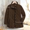 2026 Womens Solid Color Loose Fit Casual Warm Cotton Jacket Coat