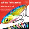 1 st 3,5-15G Metallspinnare Fiskebete Vib Sked Fiskedrag Crankbait Bass Konstgjorda Hårda Beten Cikada Vib Fisketackel
