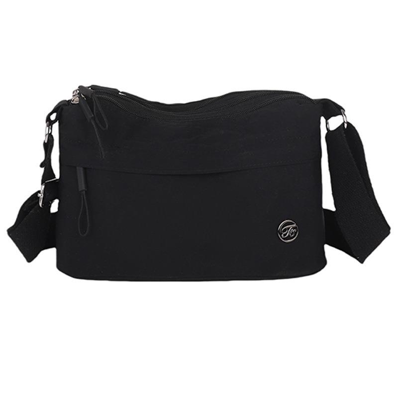 Multi-compartment Large-capacity Messenger Bag Shoulder Bag Women's Large-capacity Sports and Leisure Trend Anti-splashing Simple Messenger Bag