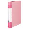 KOKUYO Glassele Series Clear Book Fixed Type A4 40 Sheets Light Pink
