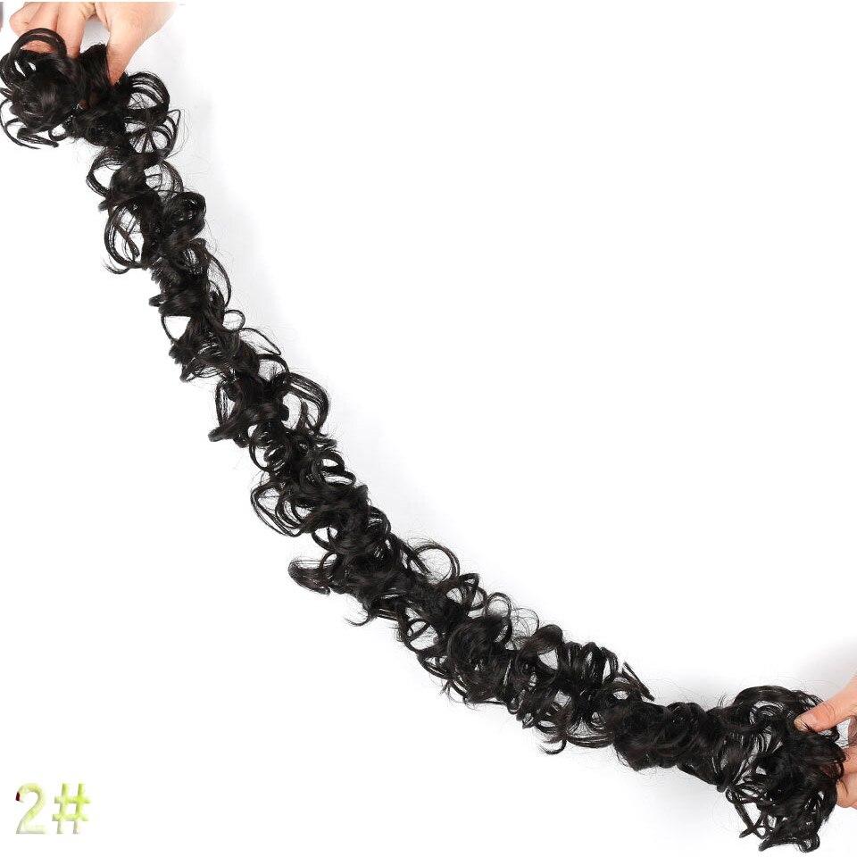 LUPU натуральный женский пучок для волос, эластичный шиньон для наращивания волос, длинные вьющиеся светлые волосы, шиньон Cheveux 70cm как