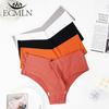 Women's One-piece Ice Silk Seamless Panties V-shaped Low-waist Breathable Underwear Skin-friendly Soft Lingerie