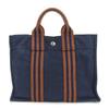 Used HERMES Tote Bag Fool ToePM canvas Navy Navy casual