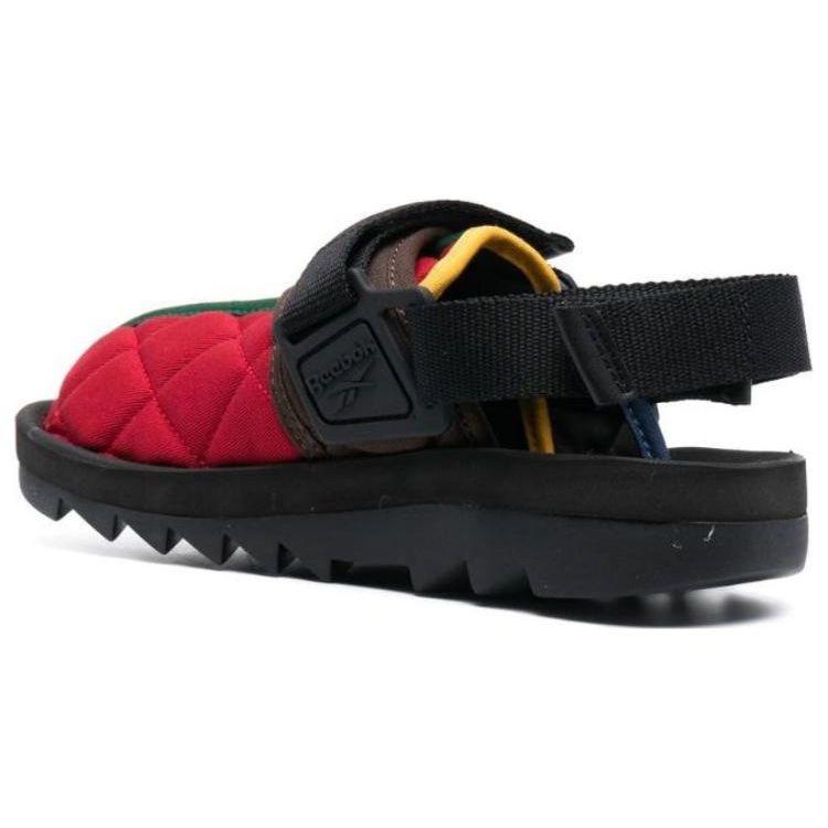 Reebok Beatnik Sandal Batik Blue Dark Brown Unisex Sneakers Green Flash-Red HQ6251