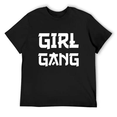 T-shirt Gang Dziewczyn tanie rzeczy figurki anime luksusowe koszulki designerskie dla mężczyzn bawełna