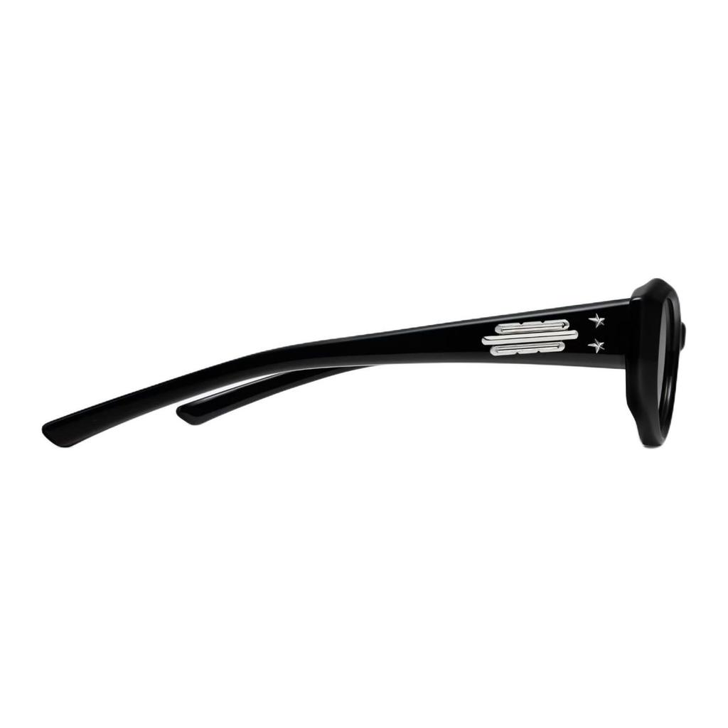 Gentle Monster X Jennie Collaboration Cat Eye Sunglasses Unisex sunglasses Black JENNIE-FISHTAIL01