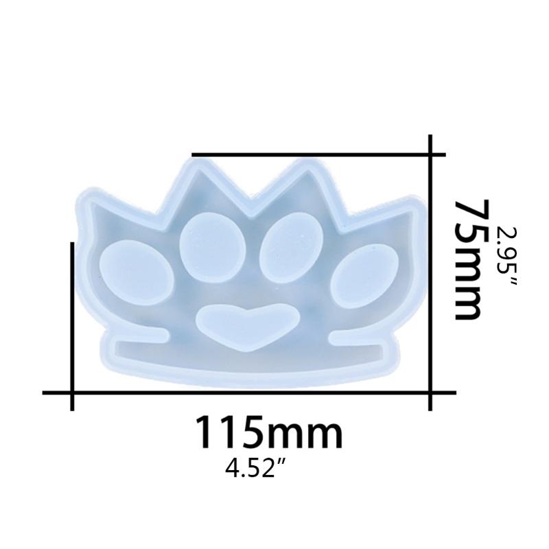 Kristall-Epoxidharz-Form Hand Finger Finger Staubwischer Gieß-Silikonform DIY Bastelarbeiten Schmuck-Gießform