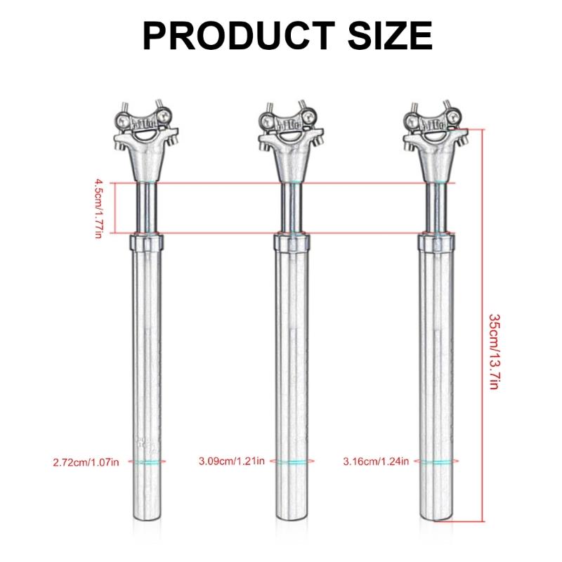 Aluminum Alloys Cushions Seats Post Road Bicycles Seatpost Support Stem Tube Bicycles Seatpost Accessories