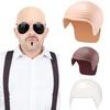 Nylon Latex Bald Caps Realistic Thick Simulation Material for Halloween Cosplay Stage Performance Costume Party Makeup
