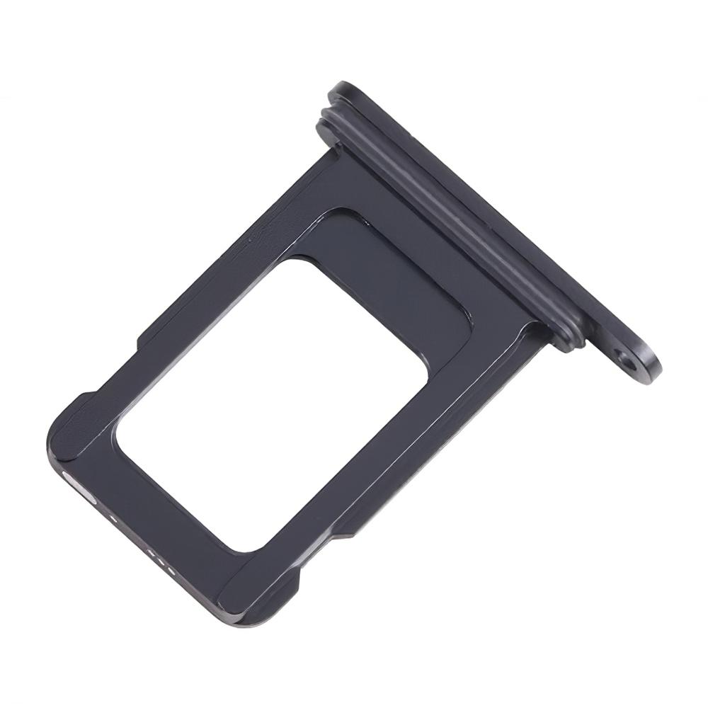 

For iPhone 15 Plus Single SIM Card Tray Holder Replacement Part (without Logo) Black