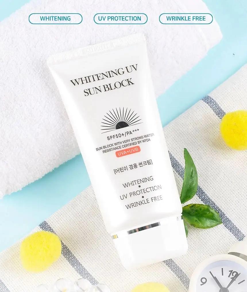 Sunscreen Whitening Cream WHITENING UV SUN BLOCK CREAM SPF50 PA+++ Jigott 70 Ml