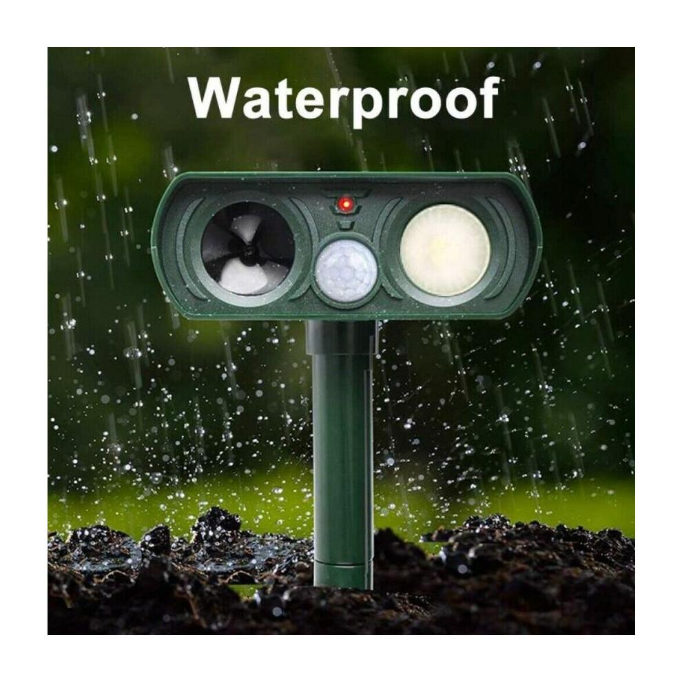 Solar Ultrasonic Animal & Pets Repeller Motion Sensor Bird Rat Possum Repellent