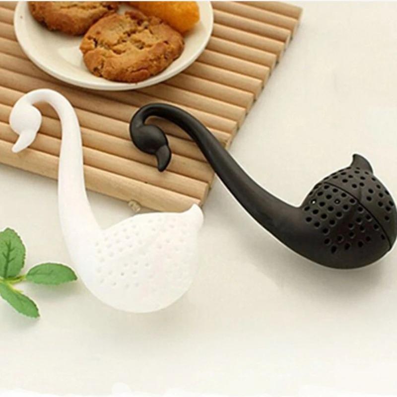 1pc Creative Swan Tea Strainers Elegant Swan Teaware Tea Infuser Kitchen Tools Tea Set Accessories Strainer Gadgets