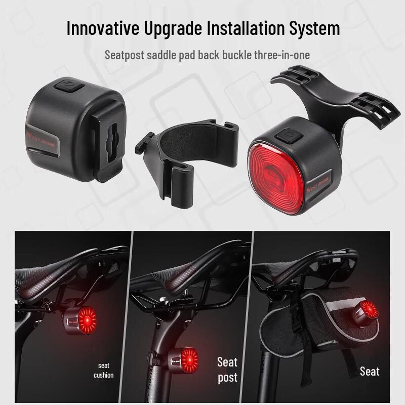 Xiqizhe Smart Bicycle Tail Light with Brake Sensor