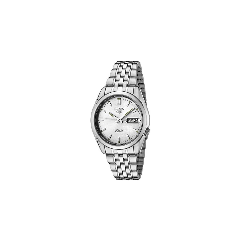 

Seiko SEIKO 5 Automatic Men s Watch SNK355K1 Stainless Steel Black Dial 21 Jewels