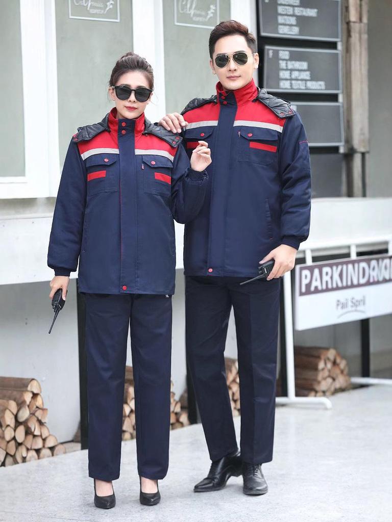 Thick Winter Cotton-Padded Work Jacket for Cold Weather Protection