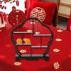 Display Stand Chinese Wedding Dessert Gift Vases Candy Arrangement Wood Riser