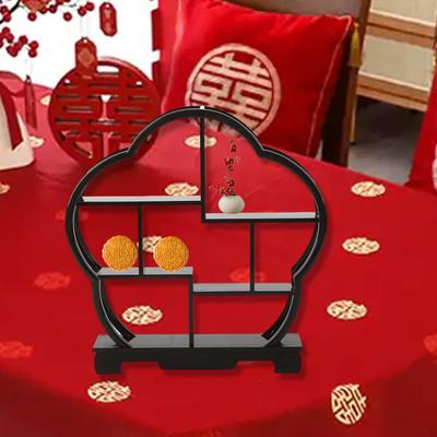 Display Stand Chinese Wedding Dessert Gift Vases Candy Arrangement Wood Riser